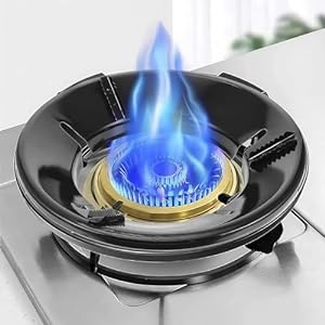Gas Saver Burner Stand Gas Chula Burner Gas Saver Stand Jali Ring Fire & Windproof Energy Saving, Gas Chula Support Stand 4 Legs Supported For Indian